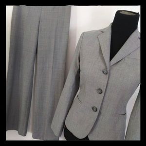 Heather Grey Blazer and Pants Suit